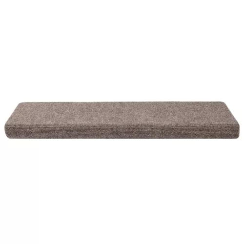 Öntapadós lépcsőszőnyegek 30 db 65 x 21 x 4 cm bézs téglalap alakú széllel