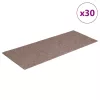 Öntapadós lépcsőszőnyegek 30 db 60 x 25 cm világosbarna téglalap alakú