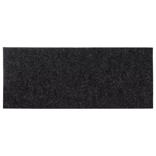 Öntapadós lépcsőszőnyegek, 30 db, 60 x 25 cm, fekete, téglalap alakú