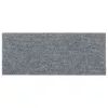 Öntapadós lépcsőszőnyegek, 30 db, világosszürke, téglalap alakú, 60 x 25 cm