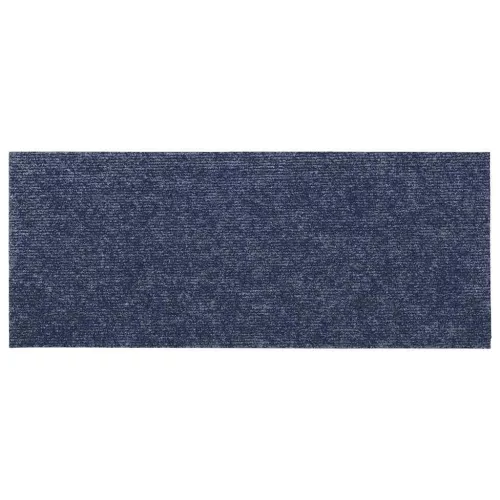 Öntapadós lépcsőszőnyegek 30 db 60 x 25 cm szürke-kék téglalap alakú