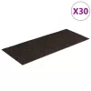Öntapadós lépcsőszőnyegek 30 db 60 x 25 cm sötétbarna téglalap alakú