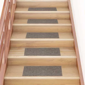   Öntapadós lépcsőszőnyegek 30 db 60 x 25 cm bézs téglalap alakú