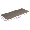 Öntapadós lépcsőszőnyegek 30 db 60 x 25 cm bézs téglalap alakú