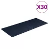 Öntapadós lépcsőszőnyegek, 30 db, 60 x 25 cm, sötétkék, téglalap alakú