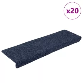   20 db öntapadós lépcsőszőnyeg 65 x 21 x 4 cm antracit téglalap alakú széllel