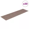 Öntapadós lépcsőszőnyegek 30 db 76 x 20 cm világosbarna téglalap alakú