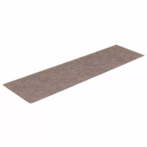 Öntapadós lépcsőszőnyegek 30 db 76 x 20 cm világosbarna téglalap alakú
