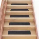 Öntapadós lépcsőszőnyegek 30 db 76 x 20 cm szürke téglalap alakú