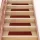 Öntapadós lépcsőszőnyegek 30 db 76 x 20 cm bordói piros téglalap alakú