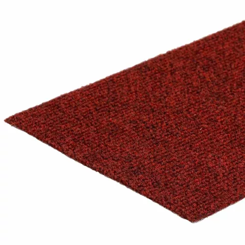 Öntapadós lépcsőszőnyegek 30 db 76 x 20 cm bordói piros téglalap alakú