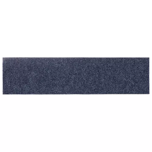 Öntapadós lépcsőszőnyegek 30 db 76 x 20 cm szürke-kék téglalap alakú