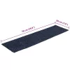 Öntapadós lépcsőszőnyegek 30 db 76 x 20 cm szürke-kék téglalap alakú