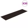 Öntapadós lépcsőszőnyegek 30 db sötétbarna, téglalap alakú, 76 x 20 cm
