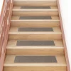 Öntapadós lépcsőszőnyegek 30 db 76 x 20 cm bézs téglalap alakú