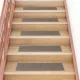 Öntapadós lépcsőszőnyegek 30 db 76 x 20 cm bézs téglalap alakú