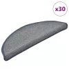 30 db világoskék és kék félkör alakú lépcsőszőnyeg 56 x 17 x 3 cm