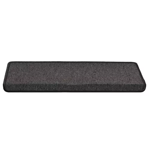 30 db lépcsőszőnyeg 65 x 21 x 4 cm antracit téglalap alakú széllel