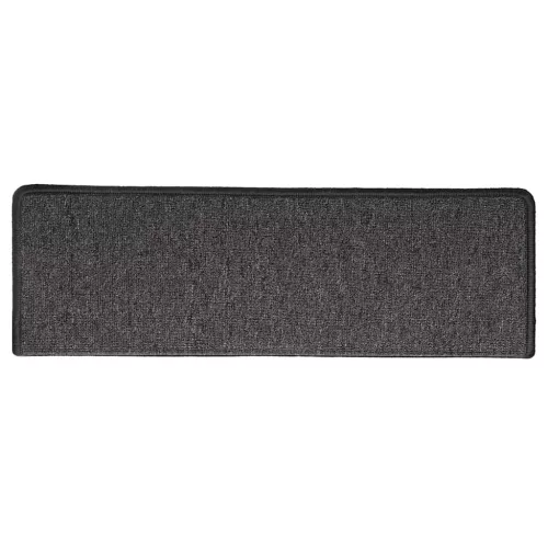30 db lépcsőszőnyeg 65 x 21 x 4 cm antracit téglalap alakú széllel