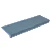 30 db lépcsőszőnyeg 65 x 21 x 4 cm tengerkék téglalap alakú széllel