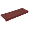 30 db lépcsőszőnyeg 65 x 21 x 4 cm bordó téglalap alakú széllel