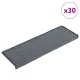 30 db világosszürke és kék lépcsőszőnyeg, téglalap alakú széllel, 65 x 21 x 4 cm