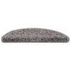 30 db szürke félkör alakú lépcsőszőnyeg 56 x 17 x 3 cm