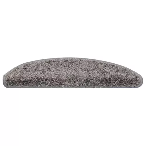 30 db szürke félkör alakú lépcsőszőnyeg 56 x 17 x 3 cm