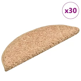   30 db arany színű, félkör alakú lépcsőszőnyeg 56 x 17 x 3 cm