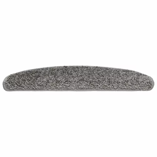30 db szürke, félkör alakú, nagy lépcsőszőnyeg 65 x 21 x 4 cm