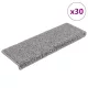 30 db szürke lépcsőszőnyeg, téglalap alakú széllel, 65 x 21 x 4 cm