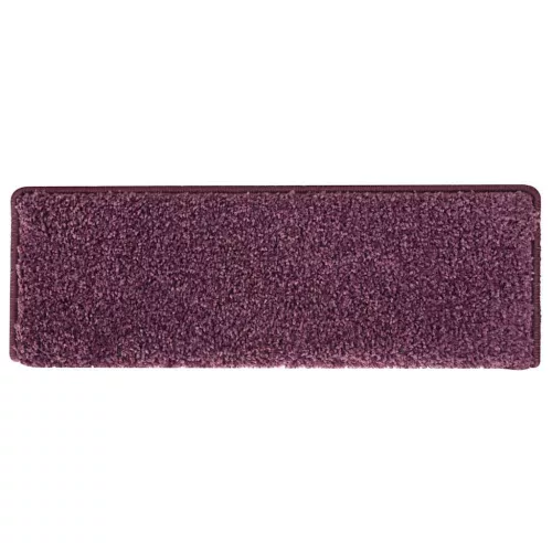 30 db lépcsőszőnyeg, 65 x 21 x 4 cm, sötétlila, téglalap alakú széllel