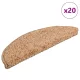 20 db bézs félkör alakú lépcsőszőnyeg 56 x 17 x 3 cm