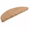 20 db bézs félkör alakú lépcsőszőnyeg 56 x 17 x 3 cm
