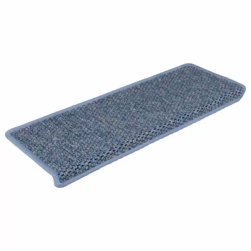 30 db kék lépcsőszőnyegek öntapadós szizál kinézetű 65x21x4 cm