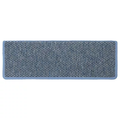 30 db kék lépcsőszőnyegek öntapadós szizál kinézetű 65x21x4 cm
