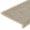 30 db zöld lépcsőszőnyegek öntapadós szizál kinézetű 65x21x4 cm