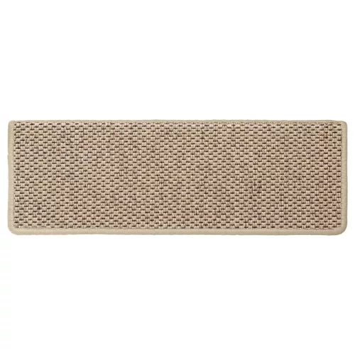 30 db lépcsőszőnyegek öntapadós szizál kinézetű 65x21x4 cm