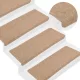 30 db bézs öntapadó lépcsőszőnyeg 65 x 24,5 x 3,5 cm