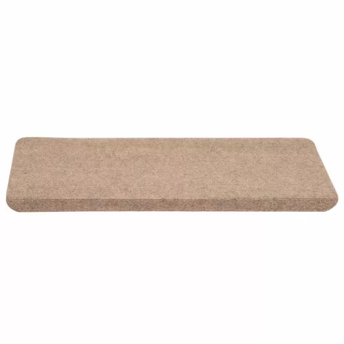 30 db bézs öntapadó lépcsőszőnyeg 65 x 24,5 x 3,5 cm