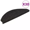 30 db antracitszürke öntapadó lépcsőszőnyeg 65 x 22,5 x 3,5 cm