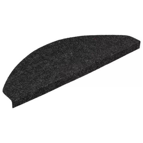 30 db fekete öntapadó lépcsőszőnyeg 56 x 17 x 3 cm