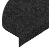 30 db fekete öntapadó lépcsőszőnyeg 65 x 22,5 x 3,5 cm
