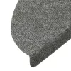 20 db fekete öntapadó lépcsőszőnyeg 56 x 17 x 3 cm