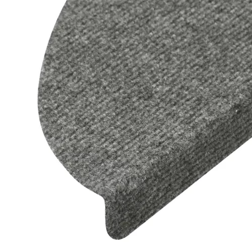 20 db fekete öntapadó lépcsőszőnyeg 56 x 17 x 3 cm