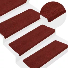 30 db piros öntapadó lépcsőszőnyeg 65 x 22,5 x 3,5 cm