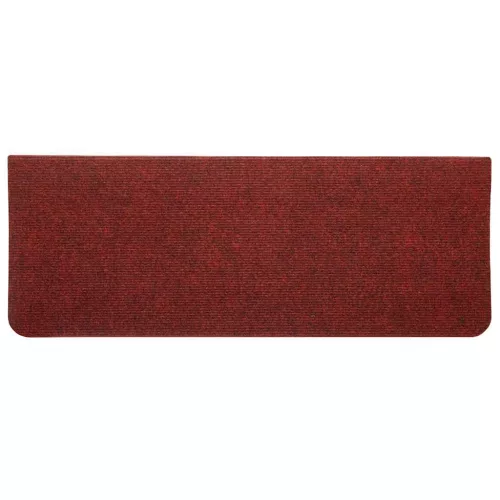 30 db piros öntapadó lépcsőszőnyeg 65x24,5x3,5 cm
