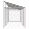 Kutyaketrec Ezüst 800 x 200 x 256 cm Horganyzott acél