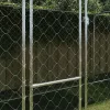 Kutyaketrec Ezüst 800 x 200 x 256 cm Horganyzott acél
