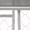Kutyaketrec Ezüst 800 x 200 x 256 cm Horganyzott acél